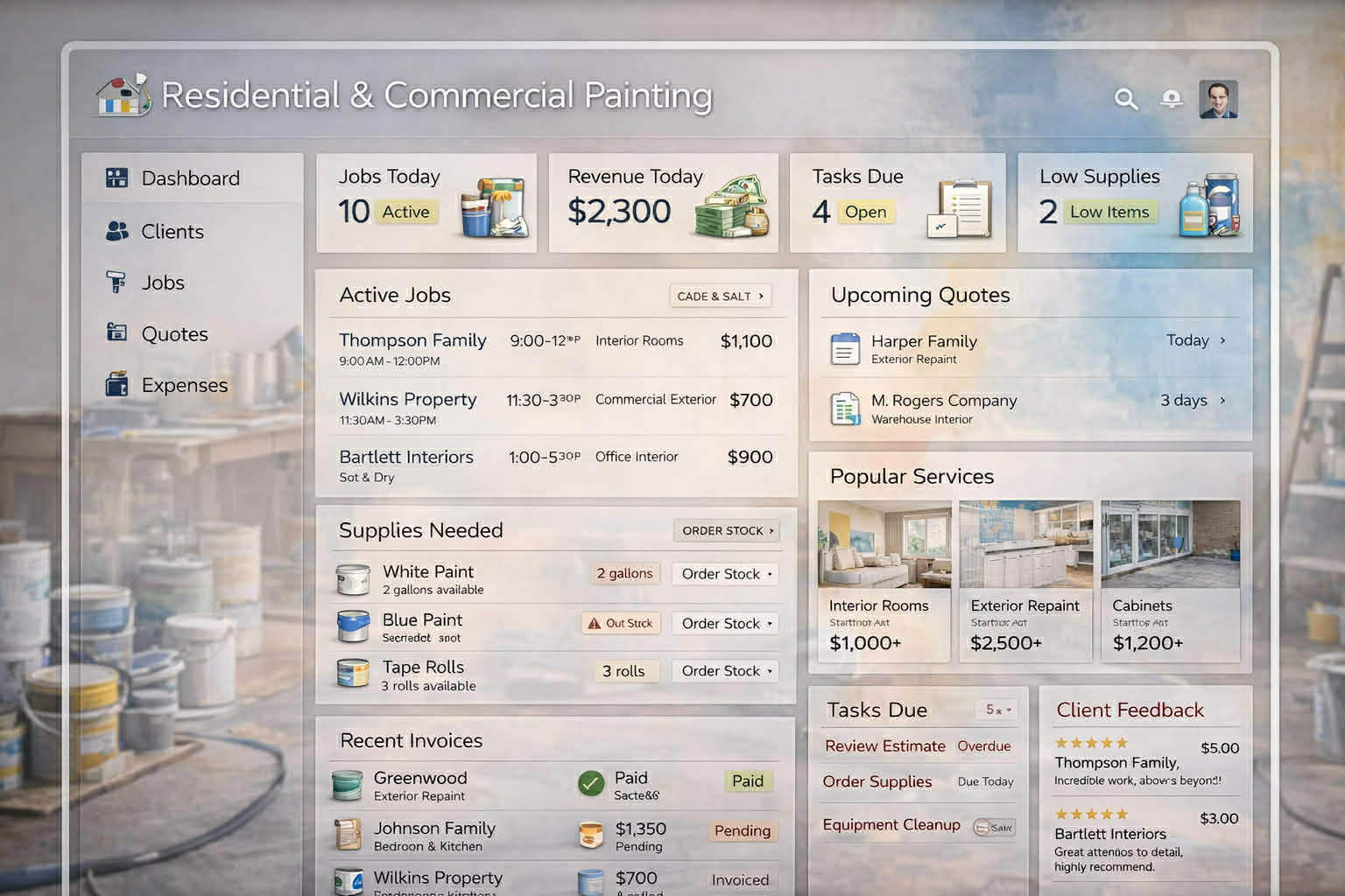 CRM system preview 8