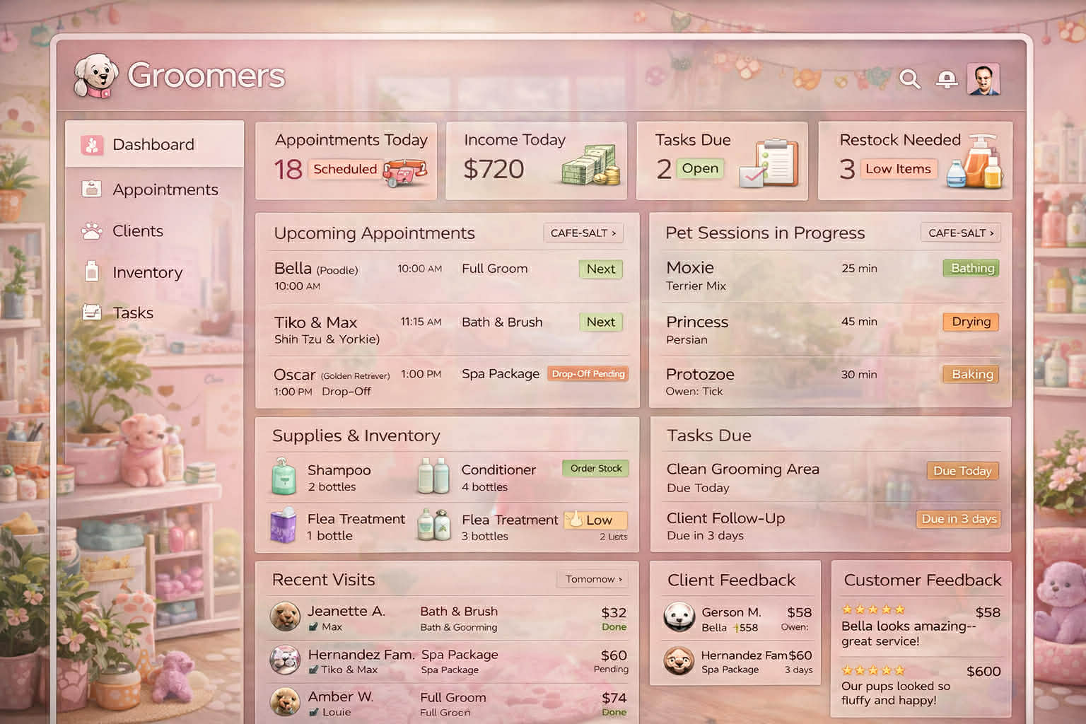 CRM system preview 6