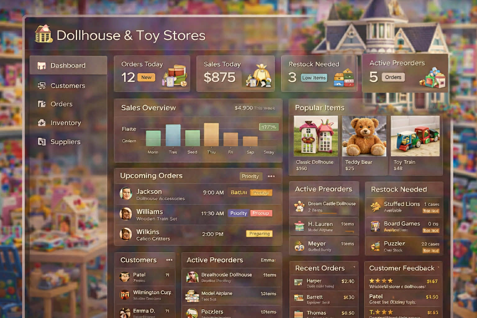 CRM system preview 70