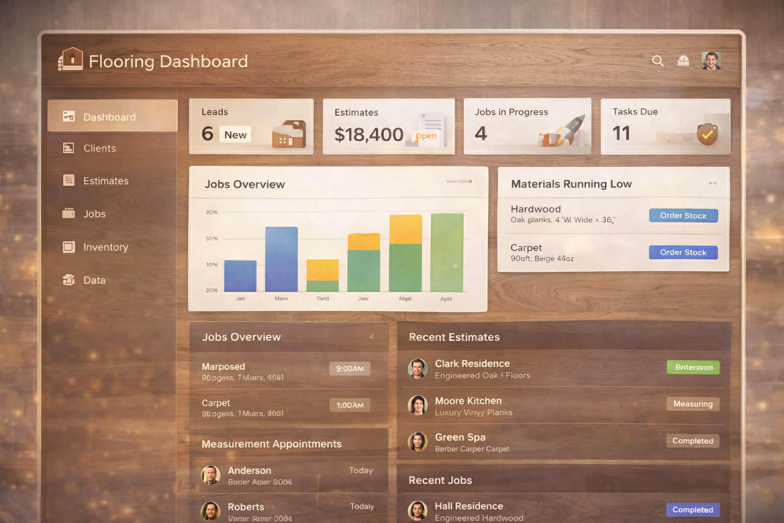 CRM system preview 16