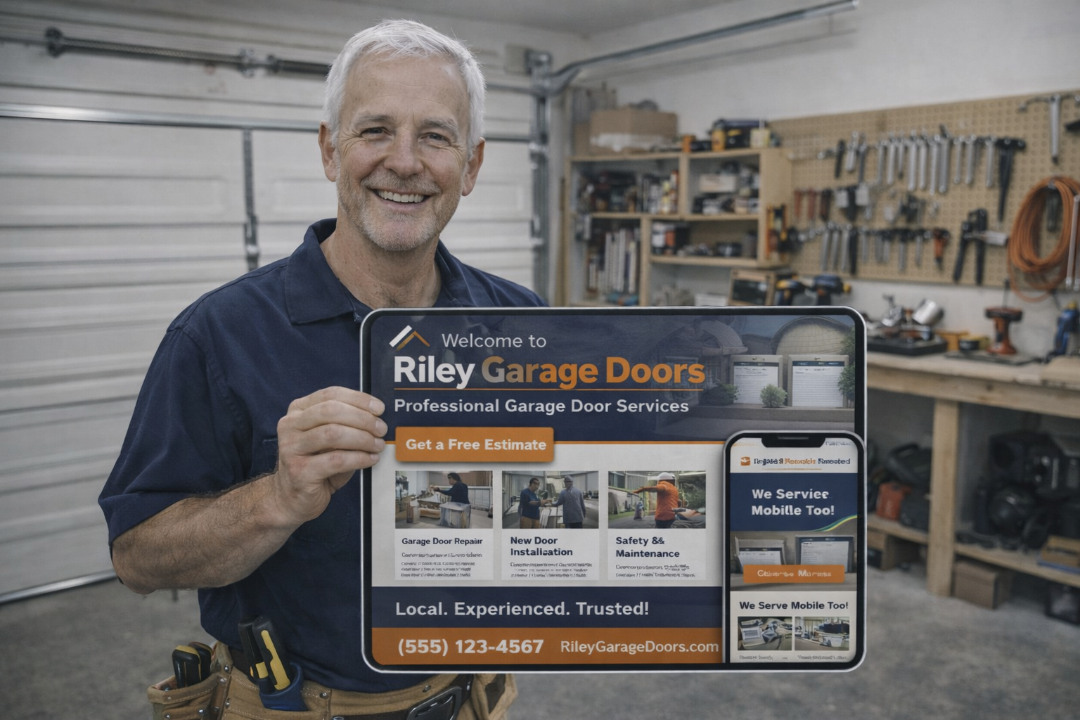 Customer review image: RileyGarage