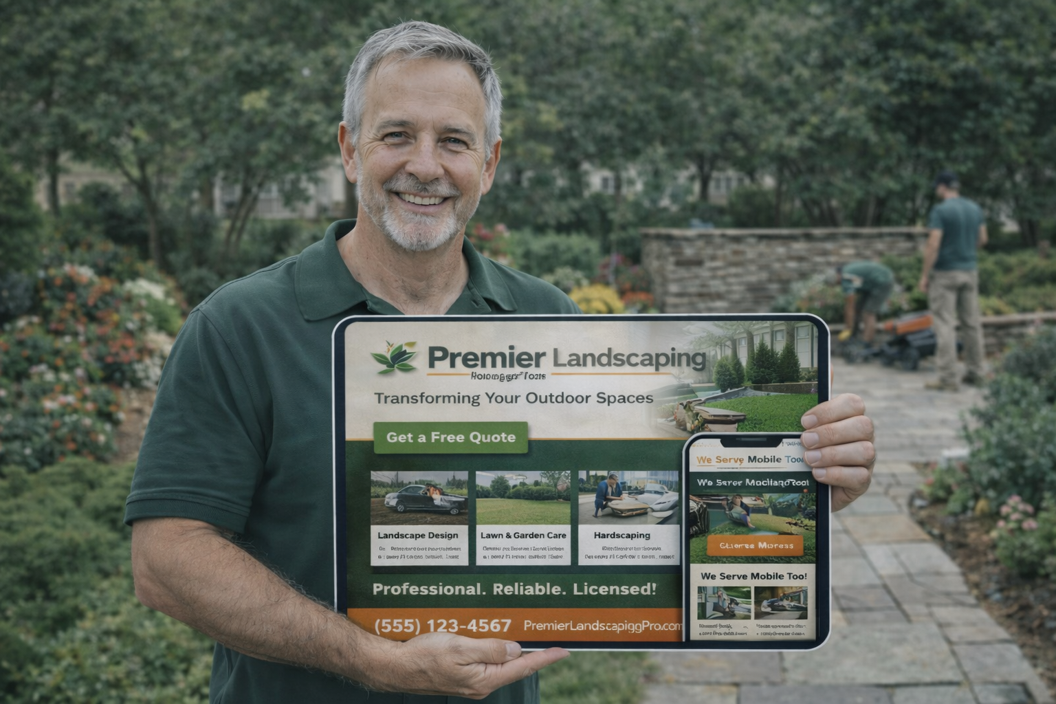 Customer review image: premierlandscaping