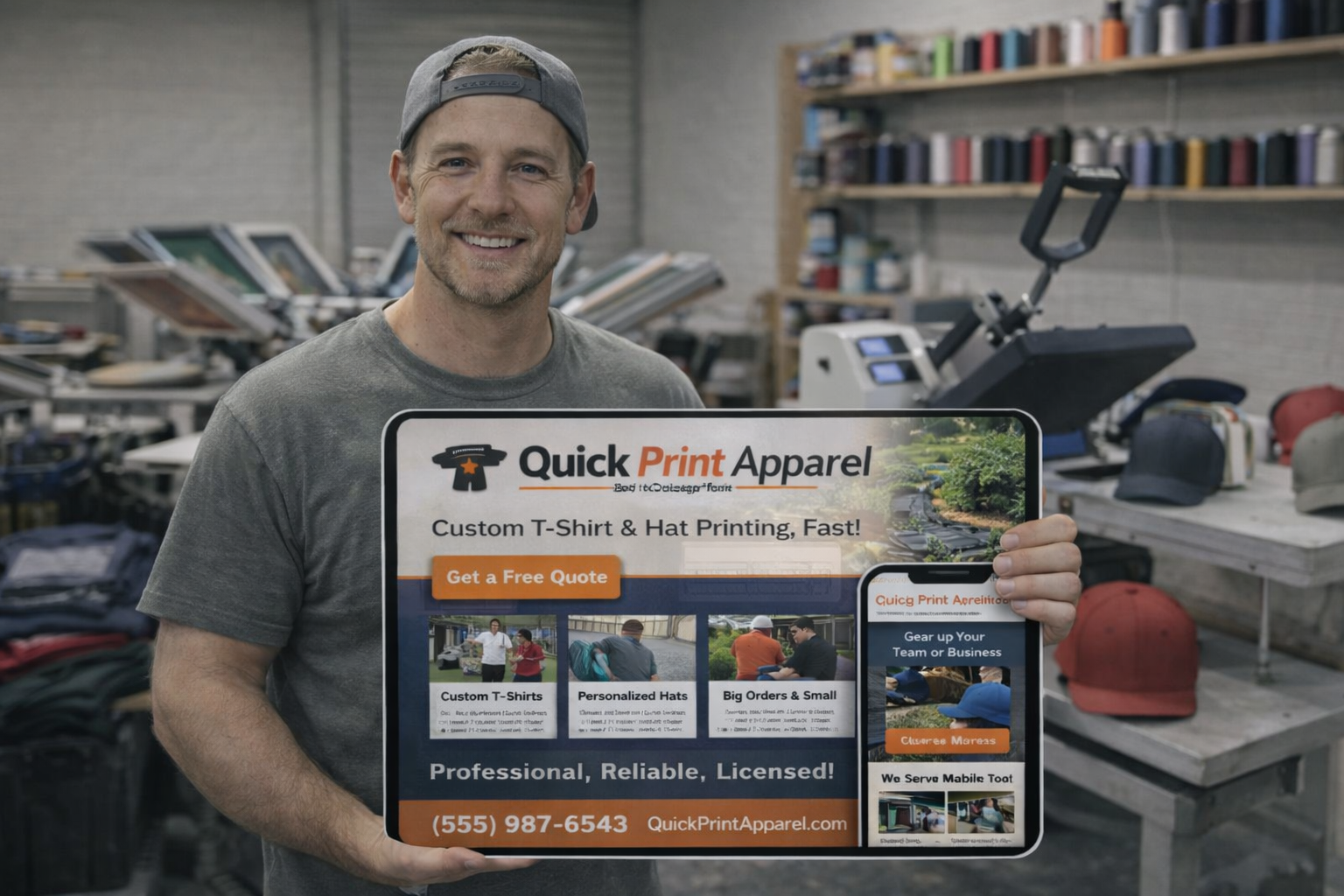 Customer review image: quickprint