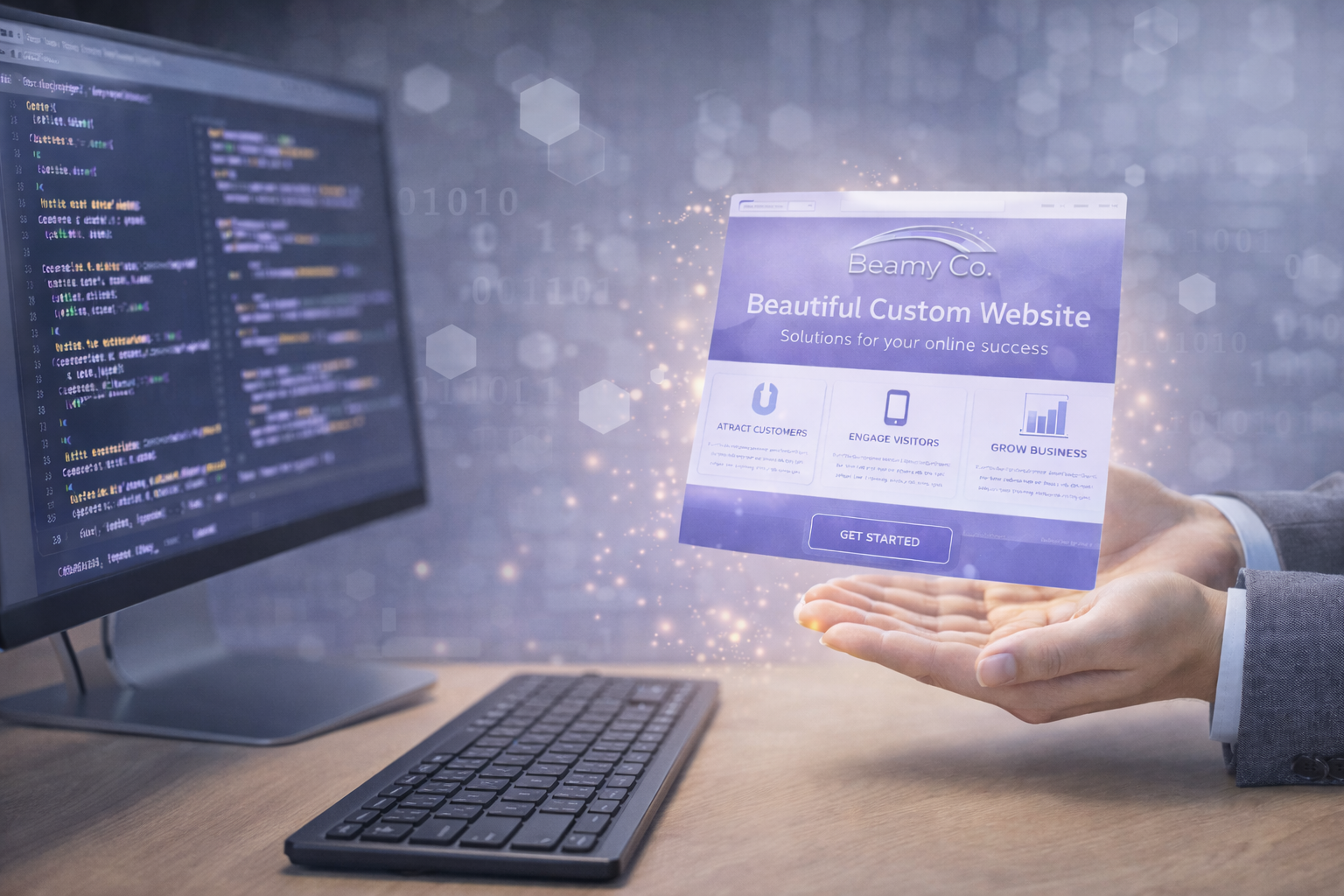 We can create photos tailored to your brand to represent you better online per your request.