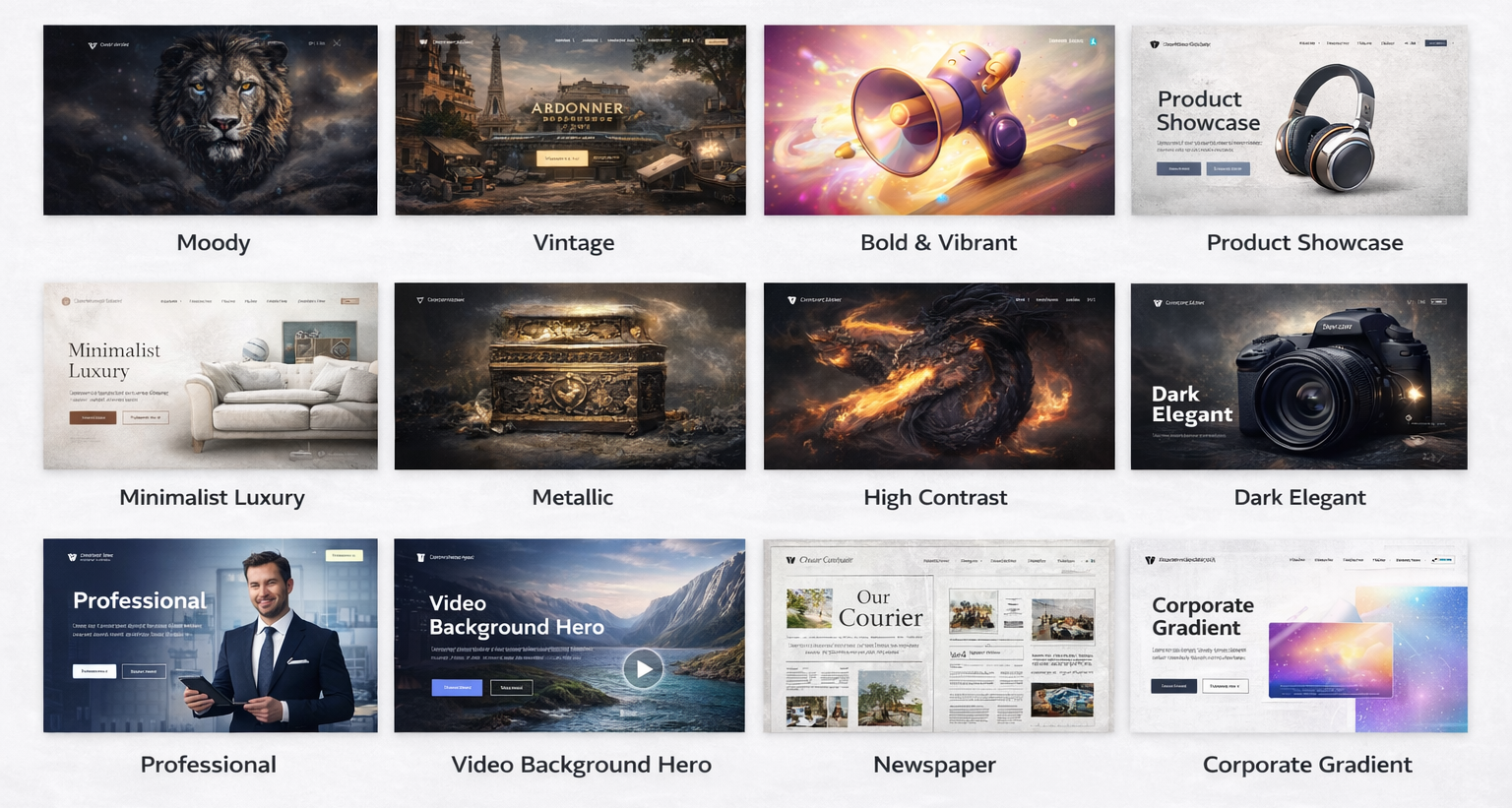 Reference 5 - Design Possibilities - Just tell us how you want to design your online storefront.